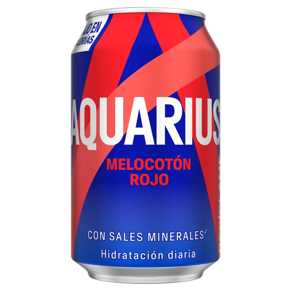 Aquarius Melocotón Rojo Bebida isotónica 33cl