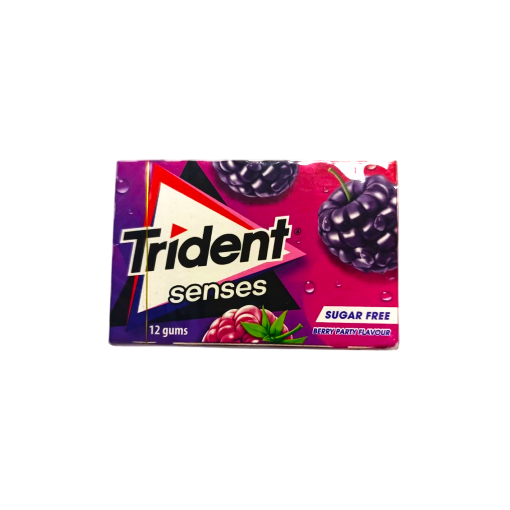 Chicles Trident Senses sabor Frutas del bosque