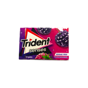 Chicles Trident Senses sabor Frutas del bosque