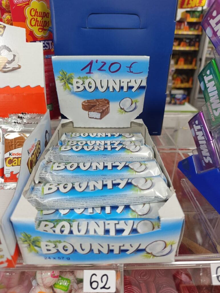 Bounty – Chocolatina de coco